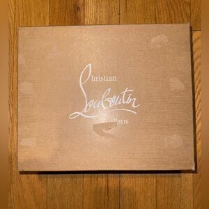 EMPTY Christian Louboutin Shoe Box (12” x 10” x 4”) With Tissue Paper